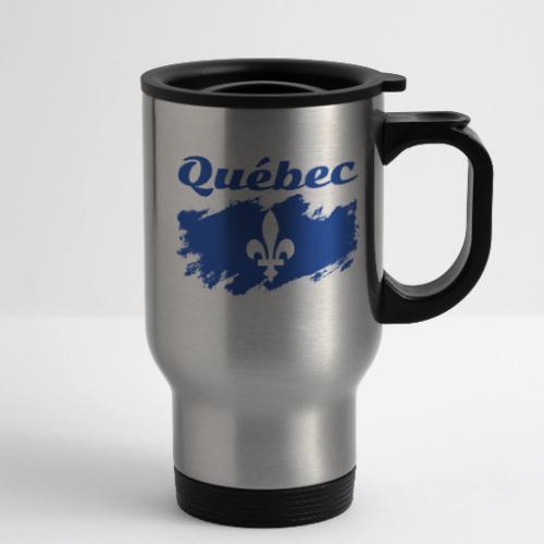 La fête nationale du Québec - 14 oz Travel Mug with Handle