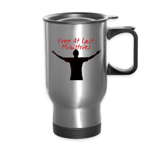Free At Last Ministries Logo - Travel Mug with Handle
