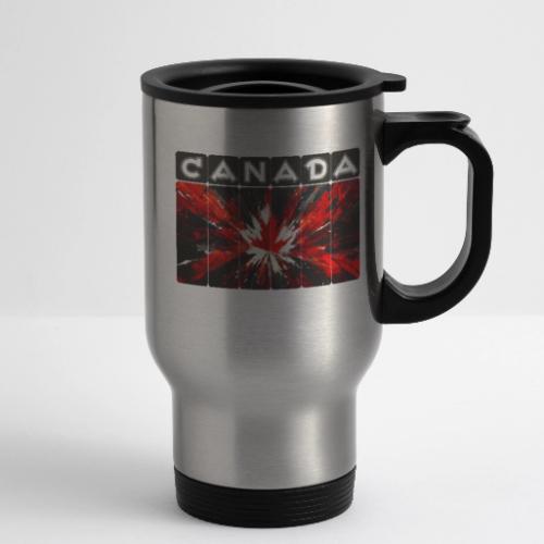 Canada Splash - 14 oz Travel Mug with Handle