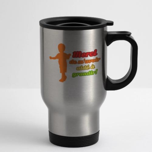 Growing Thanks to You - 14 oz Travel Mug with Handle