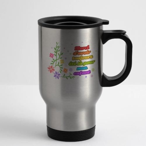 The Heart of the Classroom - 14 oz Travel Mug with Handle
