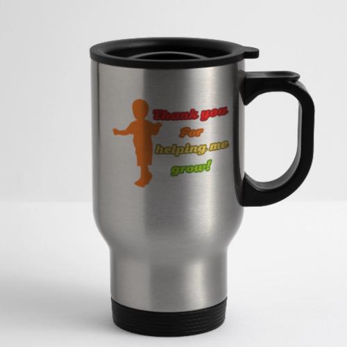 Roots and Wings - 14 oz Travel Mug with Handle