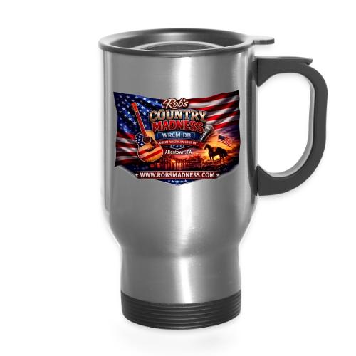 Rob's Country Madness WRCM-DB - 14 oz Travel Mug with Handle