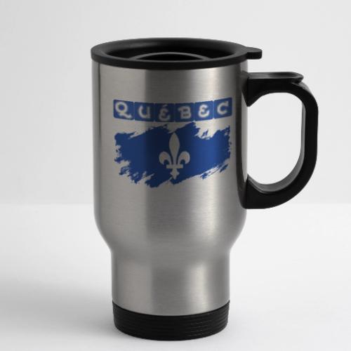 Québec la Belle province - 14 oz Travel Mug with Handle