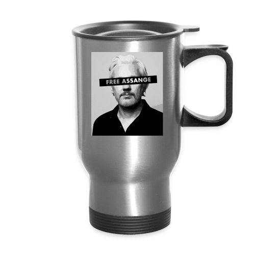 Free Julian Assange - Travel Mug with Handle