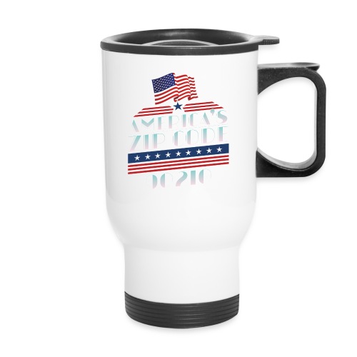 90210 Americas ZipCode Merchandise - Travel Mug with Handle