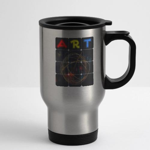 Echoes of Art - 14 oz Travel Mug with Handle