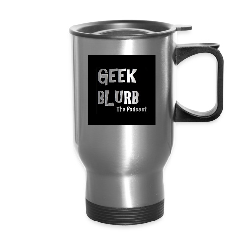 Geek Blurb Podcast Logo - Travel Mug with Handle