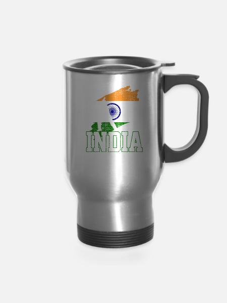 Cricket - 14 oz Travel Mug with Handle - silver