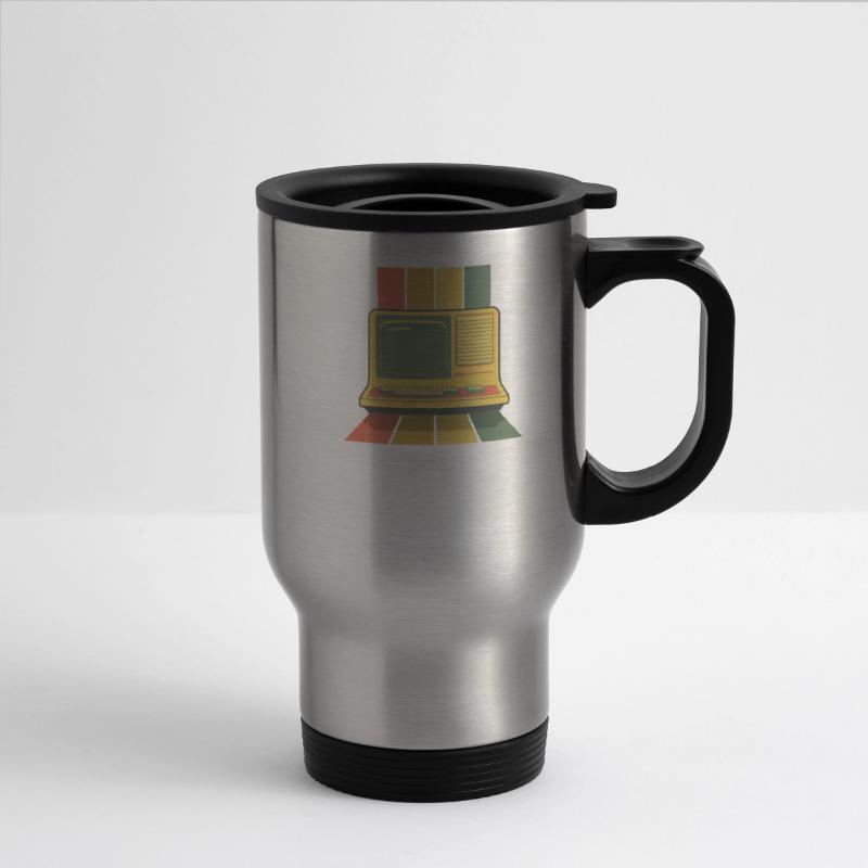 Retro Vintage Computer 80s 90s' Travel Mug | Spreadshirt
