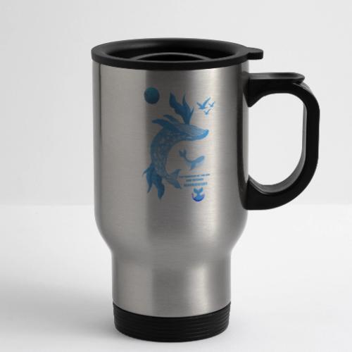 The Wonders Of The Sea - 14 oz Travel Mug with Handle