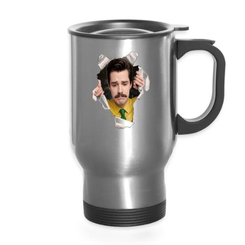 Mr. Matheson Chest Burster - 14 oz Travel Mug with Handle