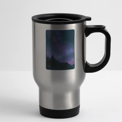 Stargazer Nebula Night Sky Art - 14 oz Travel Mug with Handle