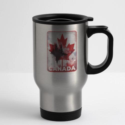 Canada's Maple Leaf Pride - 14 oz Travel Mug with Handle