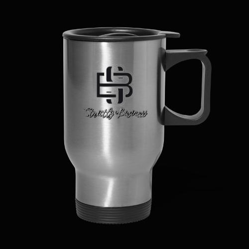 STRICTLY BUSINESS APPAREL CONKAM EXCLUSIVES SBMG - 14 oz Travel Mug with Handle