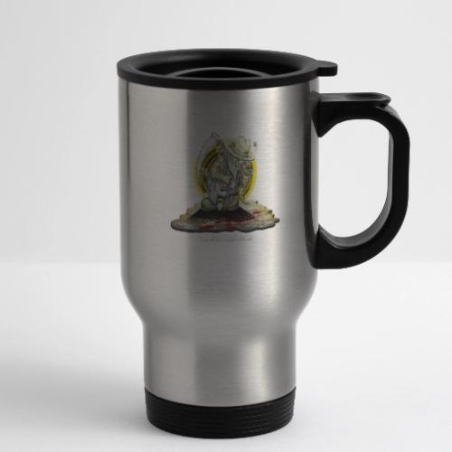 PsychopharmerKarl - 14 oz Travel Mug with Handle