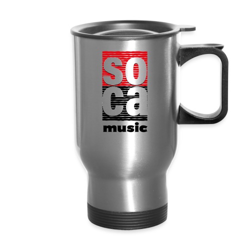 Soca music - 14 oz Travel Mug with Handle