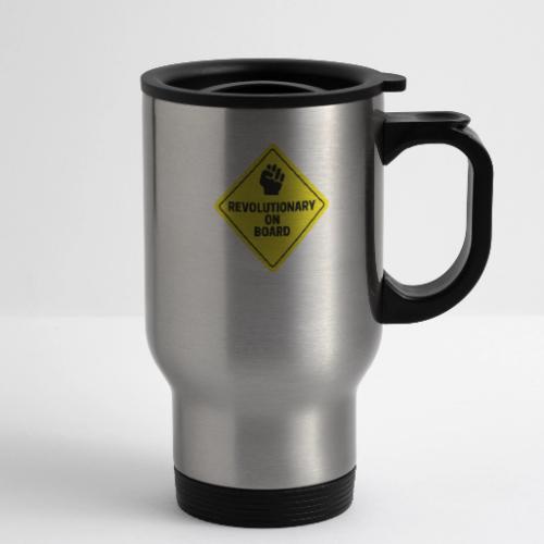 Revolutionary On Board - 14 oz Travel Mug with Handle