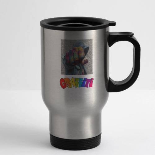 Graffiti: Urban Expression - 14 oz Travel Mug with Handle