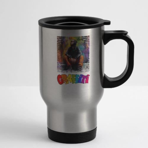 Graffiti: Urban Art - 14 oz Travel Mug with Handle