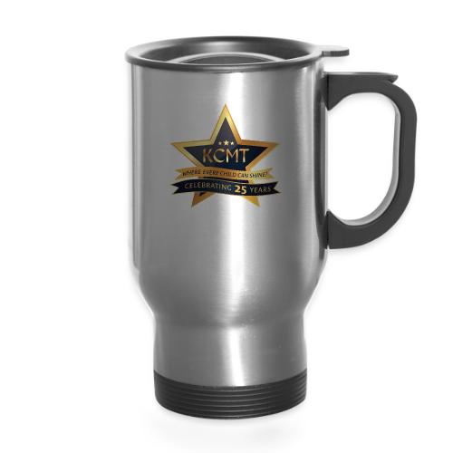 KCMT Celebrating 25 Years - 14 oz Travel Mug with Handle