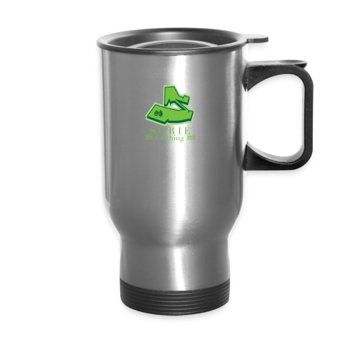 SORIE GREENS - 14 oz Travel Mug with Handle