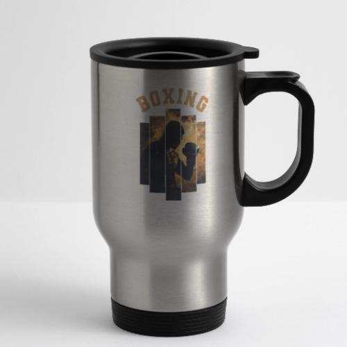 The Art of Boxing - 14 oz Travel Mug with Handle