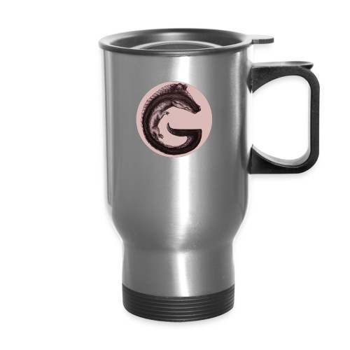 Gator G in circle - Travel Mug with Handle