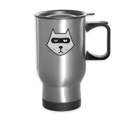 Raccoon - 14 oz Travel Mug with Handle