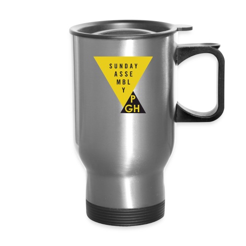 Sunday Assembly Pittsburgh Logo - 14 oz Travel Mug with Handle