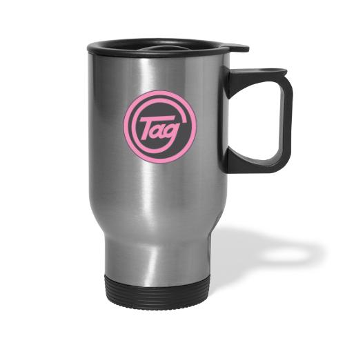 Tag grid merchandise - Travel Mug with Handle