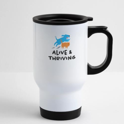 Alive Thriving Animal Behavior Program - 14 oz Travel Mug with Handle