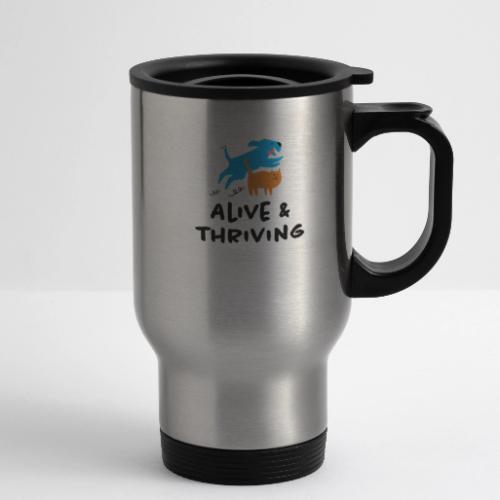 Alive Thriving Animal Behavior Program - 14 oz Travel Mug with Handle