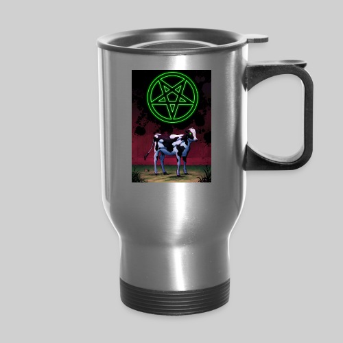 Satanic Cow - Travel Mug with Handle