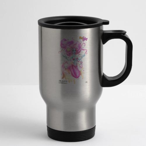 Fidget Mermaid - 14 oz Travel Mug with Handle