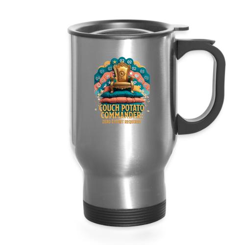 Dad Tax Collector T Shirt - 14 oz Travel Mug with Handle