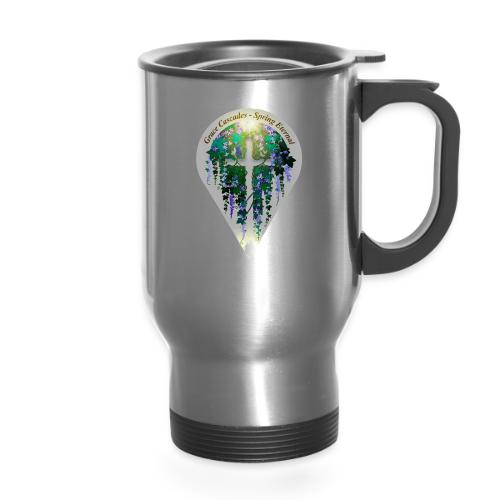 Easter Grace Cascades Vine T Shirt, Renewal Gift - 14 oz Travel Mug with Handle