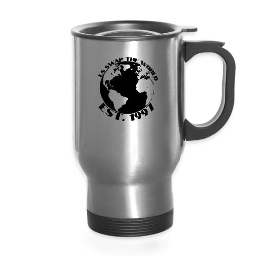 LS SWAP THE WORLD Est. 1997 - 14 oz Travel Mug with Handle