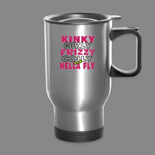 Kinky Curly Frizzy - Travel Mug with Handle