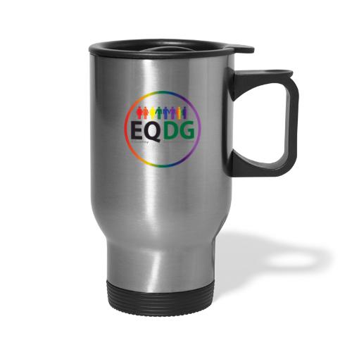 EQDG circle logo - Travel Mug with Handle