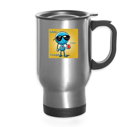 Live. Laugh. Love - 14 oz Travel Mug with Handle