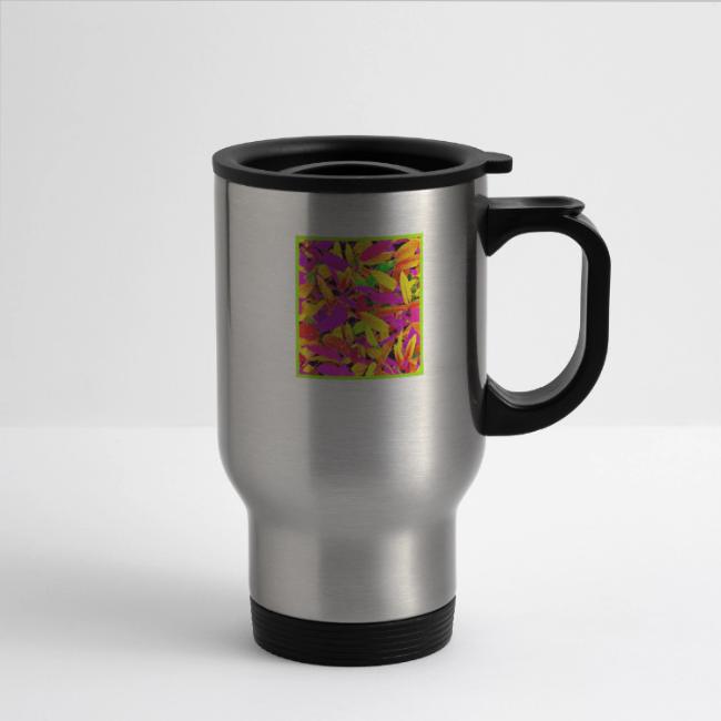 Vibrant NeonLeaf Elegance Pattern
