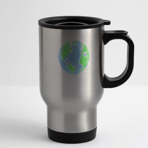 Global PEACE Sphere - 14 oz Travel Mug with Handle