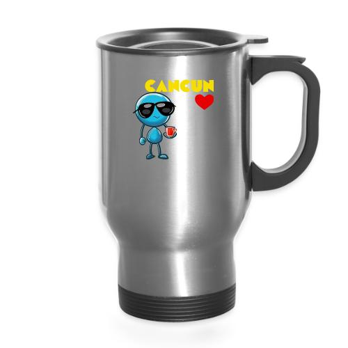 Smoon City_Cancun - 14 oz Travel Mug with Handle
