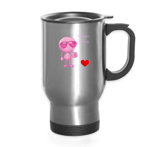 Smoon City_Viareggio Tuscany Pink - 14 oz Travel Mug with Handle