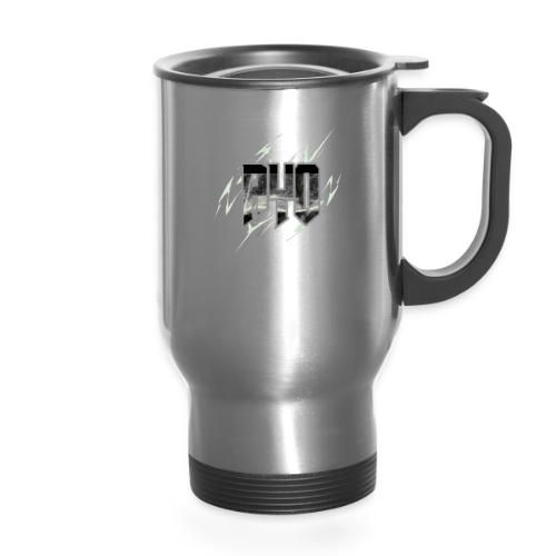 Ayo's Gray - 14 oz Travel Mug with Handle