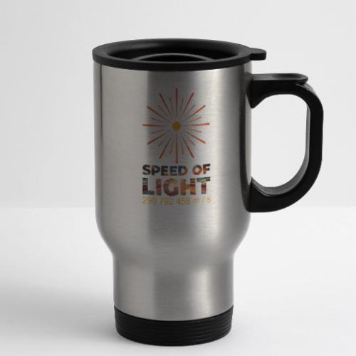 Speed of light - 14 oz Travel Mug with Handle