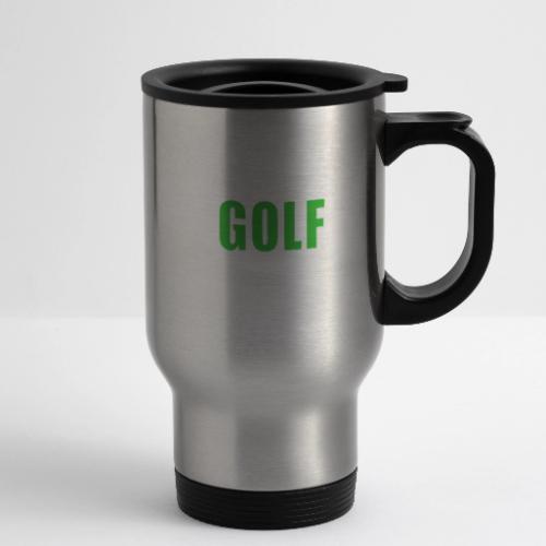 Golf: Classic Golf Motion - 14 oz Travel Mug with Handle