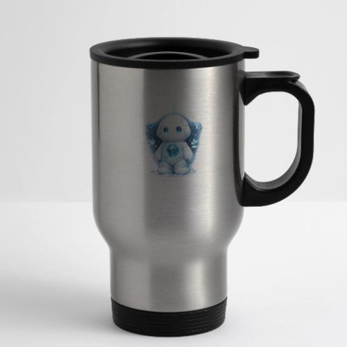 Snowy AI - 14 oz Travel Mug with Handle