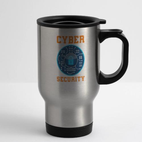 Cycer security: Secure by Design - 14 oz Travel Mug with Handle
